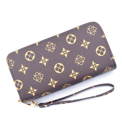 Women's Clutch Fashion Printing Large Capacity Change Phone Bags