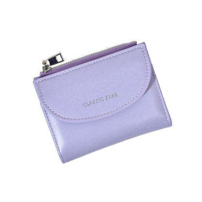 Women's Korean Style Solid Color Simple Ladies Wallets