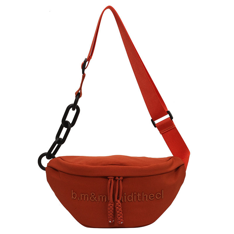 Women's Fashion Trendy Simple Saddle Korean Style Waist Packs