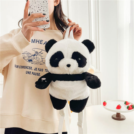 Panda Plush Cute Soft Figurine Doll Backpacks