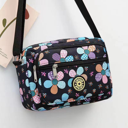 Women's Style Oxford Flower Cloth Stall Running Crossbody Bags