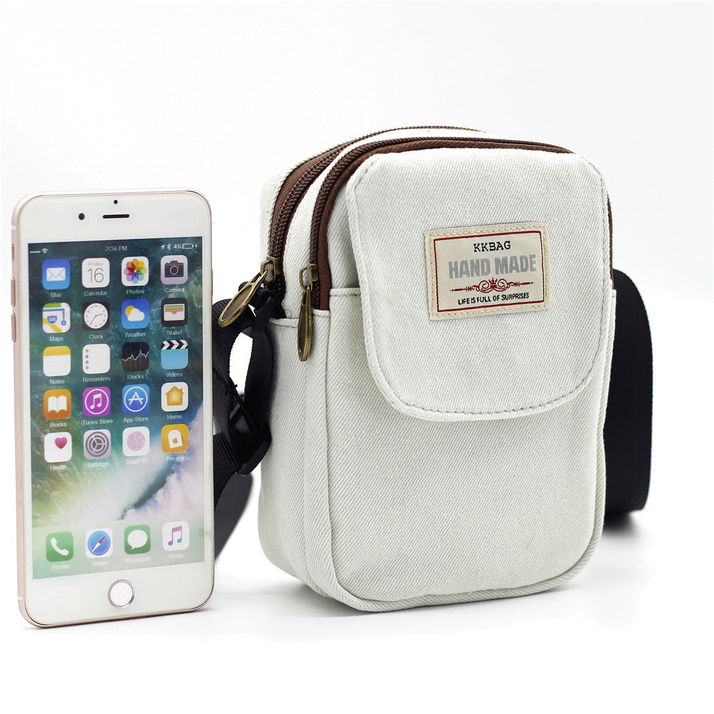 Women's Printed Canvas Large Capacity Fashion Full Phone Bags