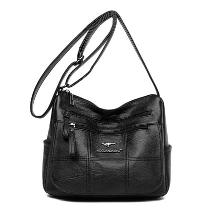 Women's Stall Fashion Soft Leather Mother Leisure Bags