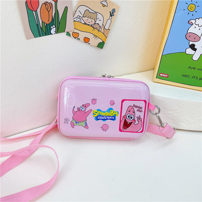 Children's Cartoon Small Korean Style Box Mobile Children's Shoulder Bags