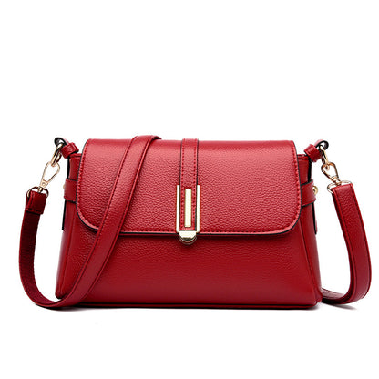 Women's Small Square Simple Western Style One Crossbody Bags