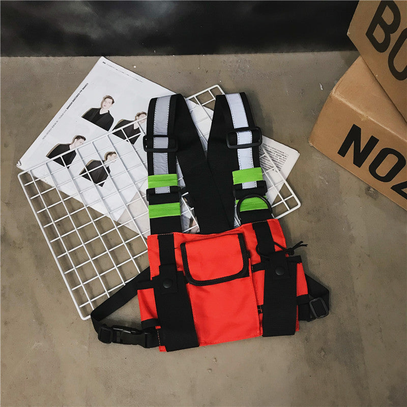 Big Talker Street Function Vest Tide Waist Packs