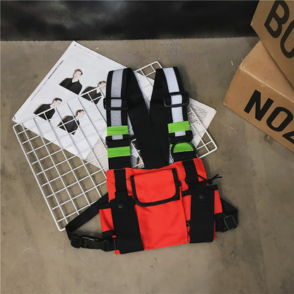 Big Talker Street Function Vest Tide Waist Packs