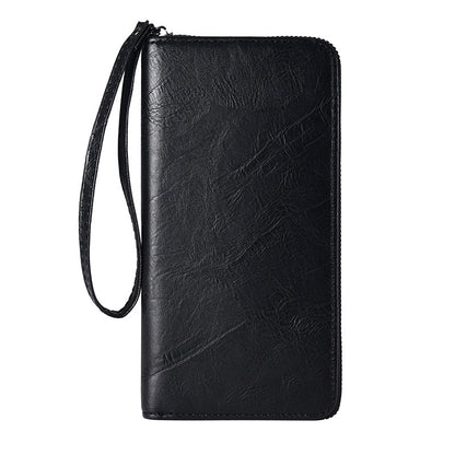 Men's Zipper Long Large Capacity Mobile Business Men's Wallets