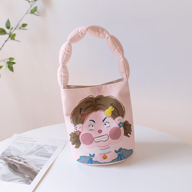 Women's Underarm Cute Cartoon Hand Gift Handbags