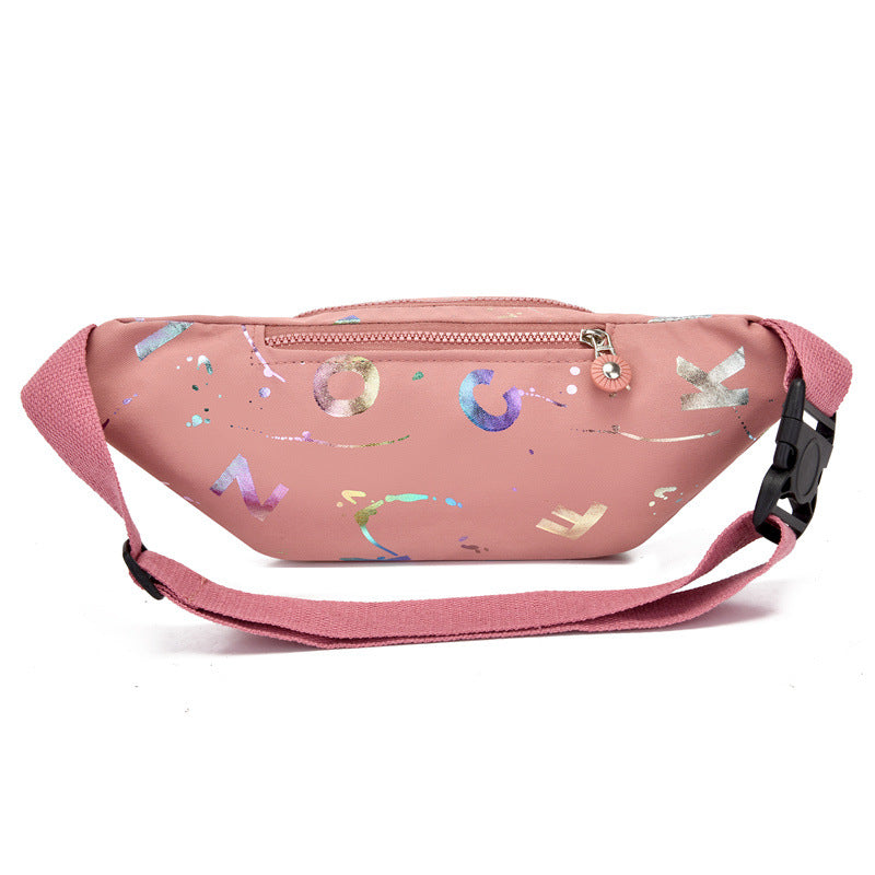 Cloth Multilayer Fashion Bronzing Bright Leather Waist Packs