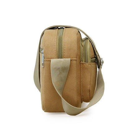 Men's Large Capacity Canvas Simple Leisure Stall Men's Messenger Bags