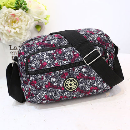 Women's Oxford Cloth Mother Flower Canvas Stall Bags