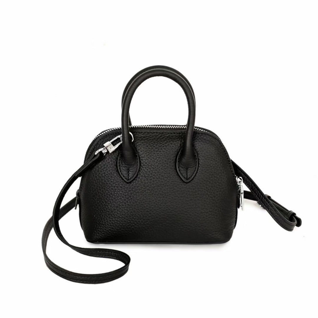 Women's Mini Shell Genuine Leather High-grade Small Handbags