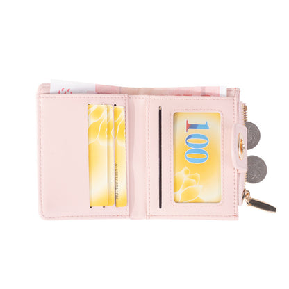 Women's Style Simple Fashion Zip Short Ladies Wallets