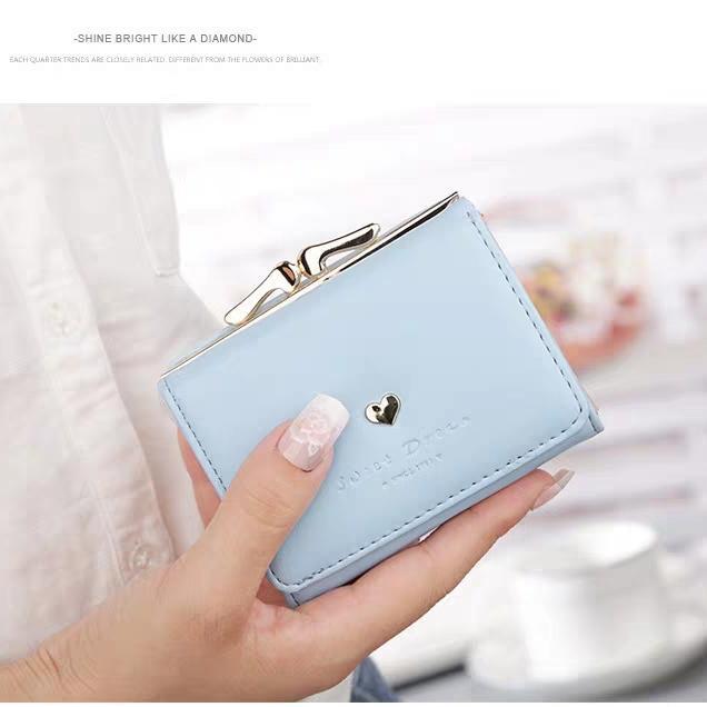 Women's Short Korean Style Female Mini Cute Card Holder