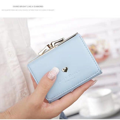 Women's Short Korean Style Female Mini Cute Card Holder