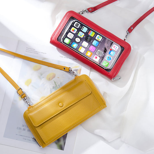 Women's Touch Screen Transparent Mobile Mini Bags