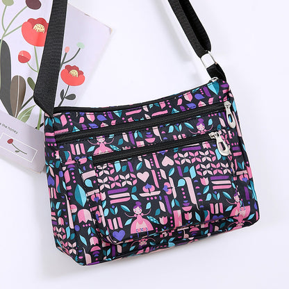 Women's Outdoors Commute Nylon Printed Mother Crossbody Bags