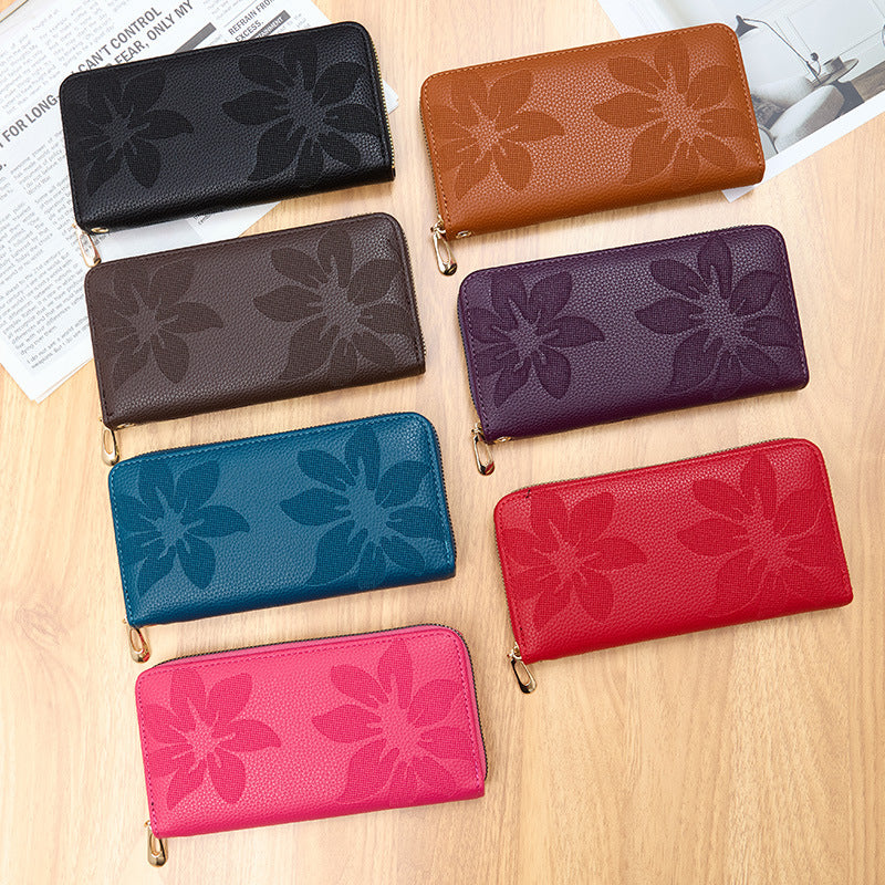 Women's Chinese Style Clutch Long High-grade Single Large Ladies Wallets